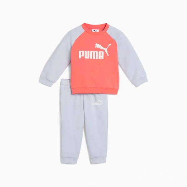 Puma Minicats: Očarajte malčke z ljubkim raglan setom majice in hlač! Udobje in stil v enem.
